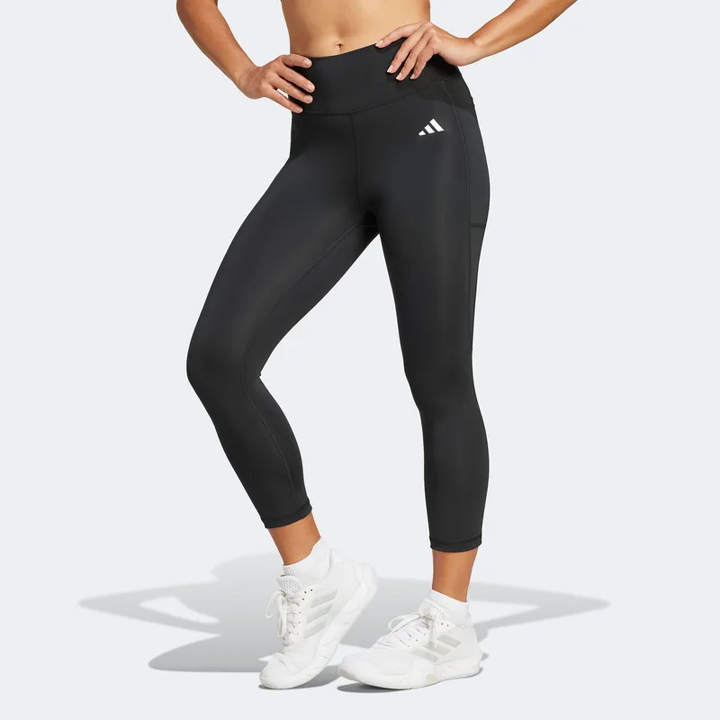 ADIDAS OPTIME ESSENTIALS STASH 3/4 LEGGINGS ΜΑΥΡΟ