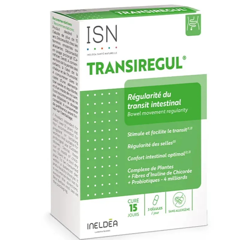 Ineldea Santé Naturelle Transiregul® Regularity of Intestinal Transit 45 Capsules