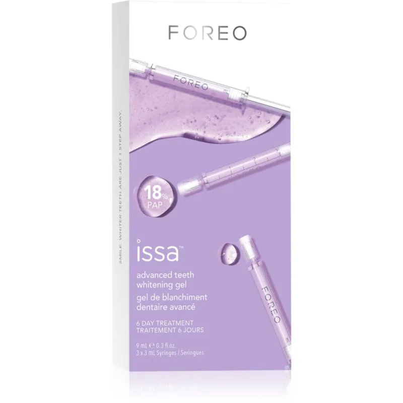 FOREO issa™ Advanced Teeth Whitening Gel τζελ λεύκανσης για δόντια 3x3 ml