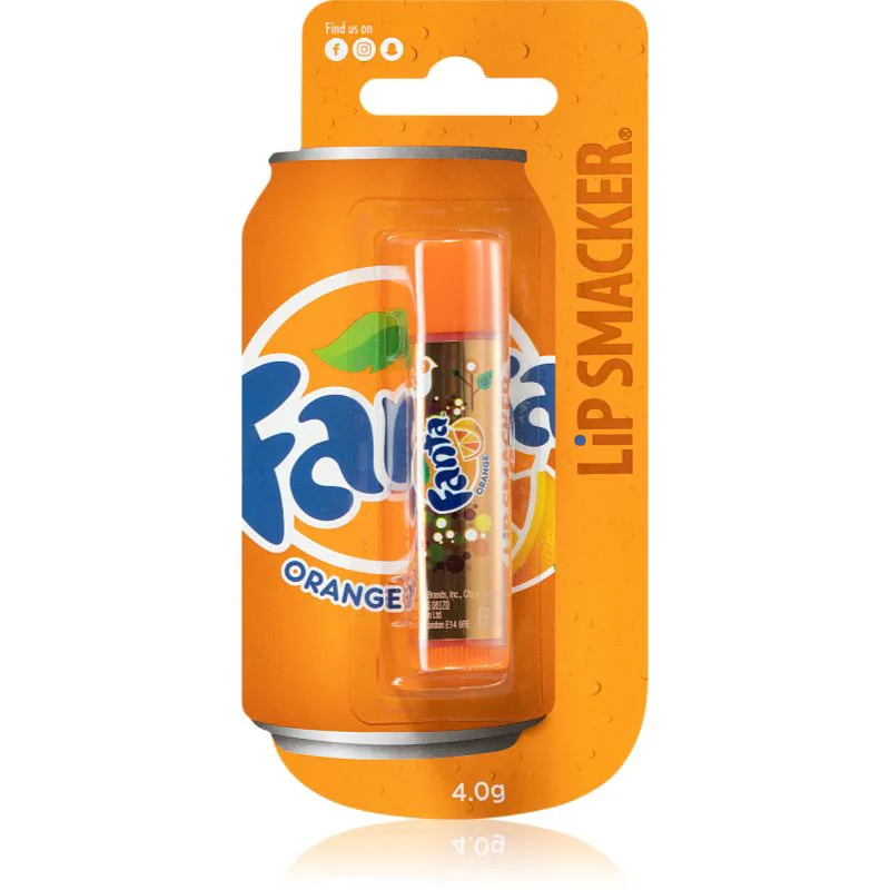 Lip Smacker Fanta Πορτοκαλί Βάλσαμο για χείλη γεύση Πορτοκαλί 4 γρ