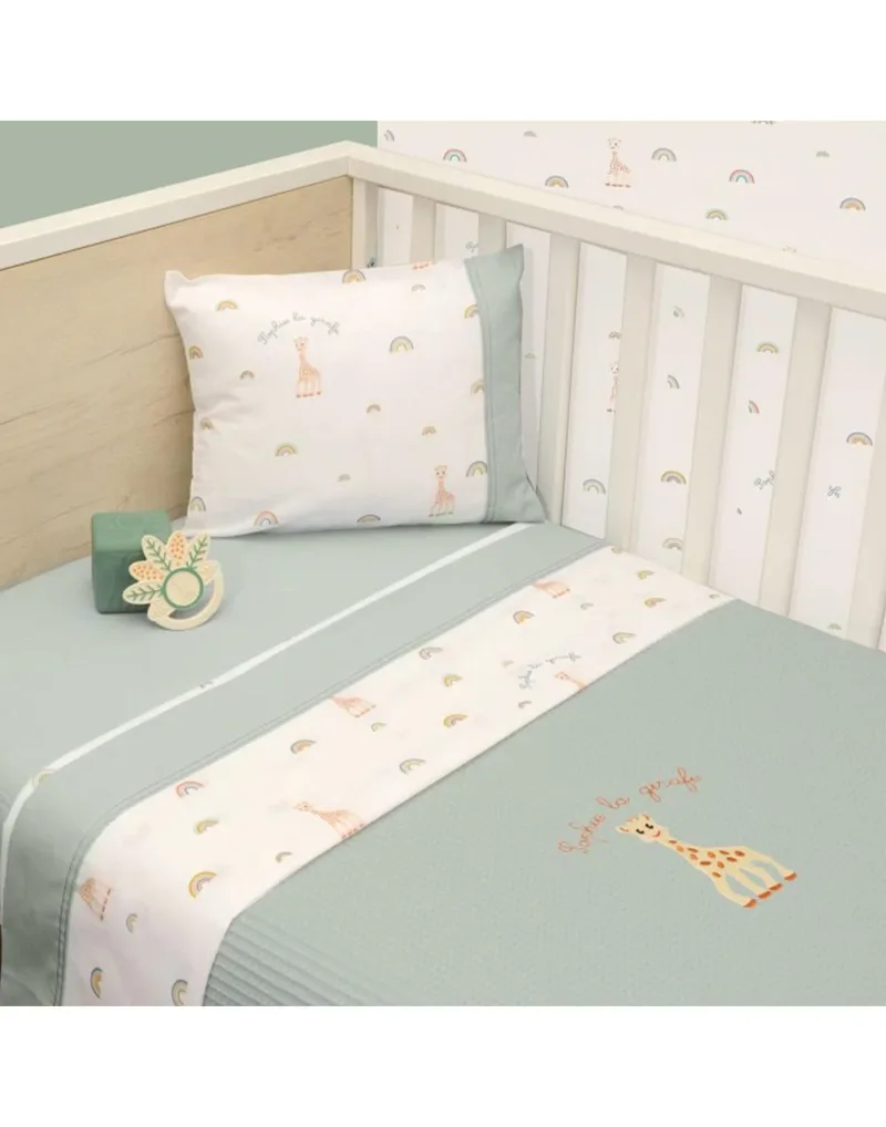Κουβέρτα Πικέ Κούνιας Baby Oliver Des 503 Sophie La Girafe 100X140 46-6720/503