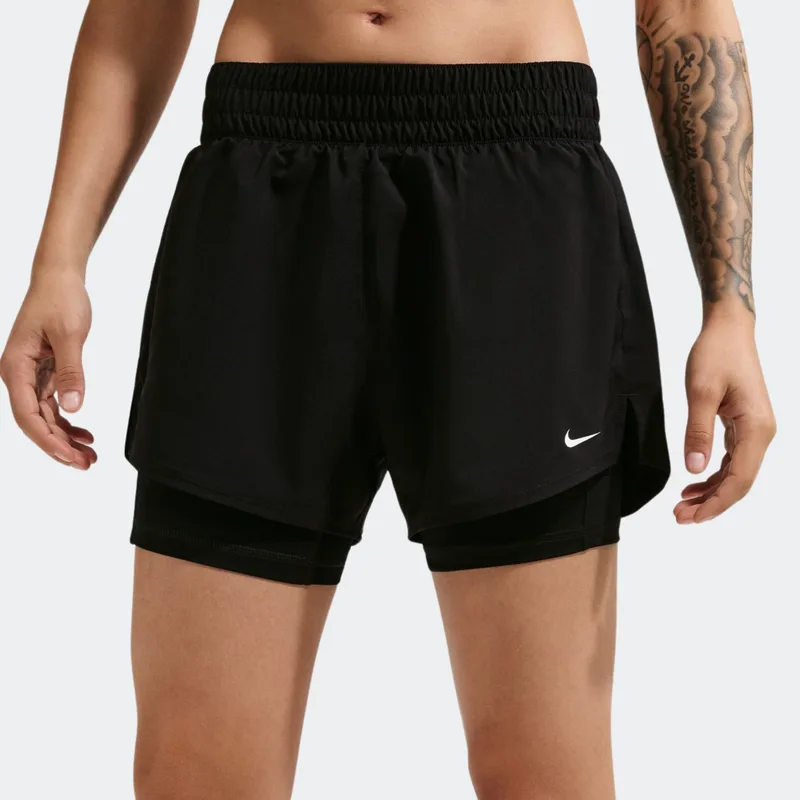 Nike One Women's Dri-FIT High-Waisted 3" 2-in-1 Shorts