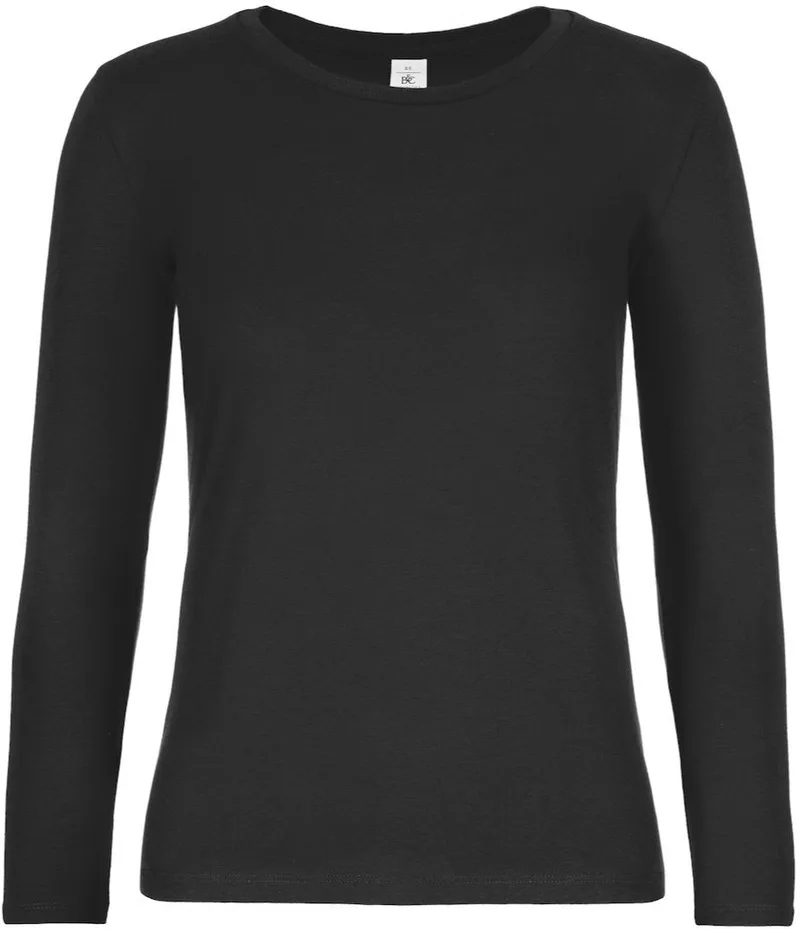Γυναικείο T-Shirt Μακρυμάνικο TW08T B & C Black