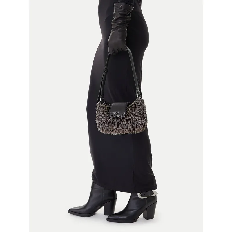 Τσάντα KARL LAGERFELD B1W30195 Μαύρο