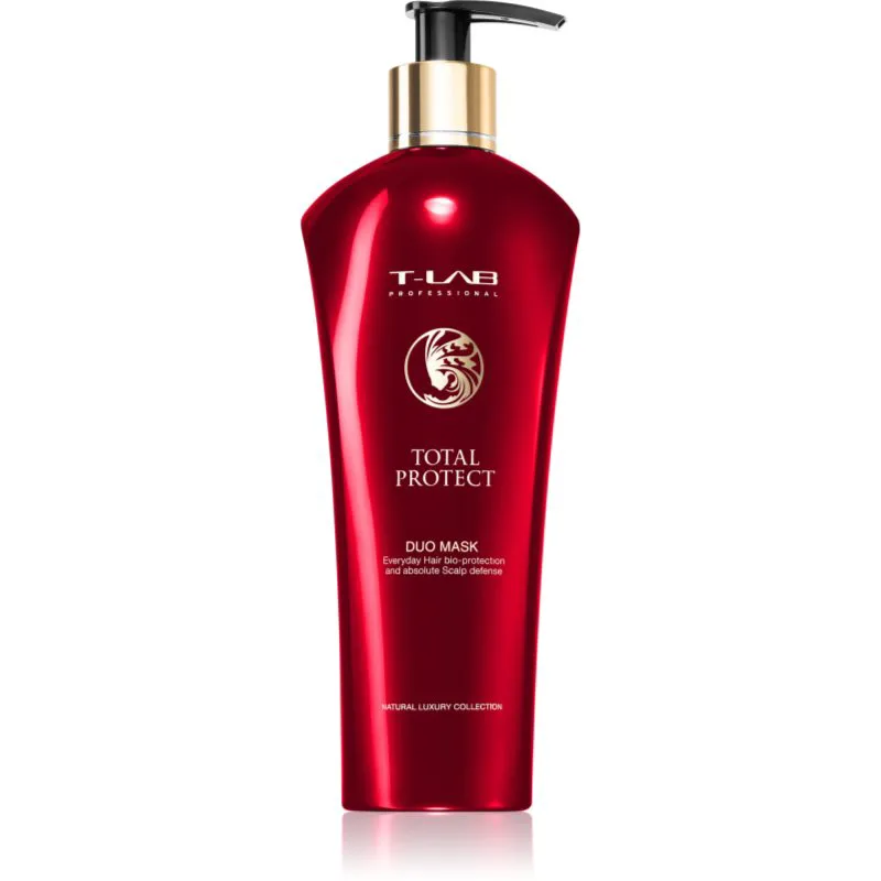 T-LAB Professional Total Protect μάσκα για ταλαιπωρημένα μαλλιά και το δέρμα του κεφαλιού 300 μλ