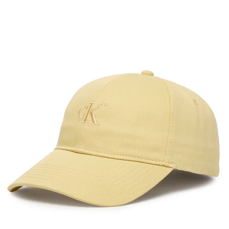 Καπέλο Jockey Calvin Klein Monogram Embroidery Baseball Cap LV04K5024G Κίτρινο