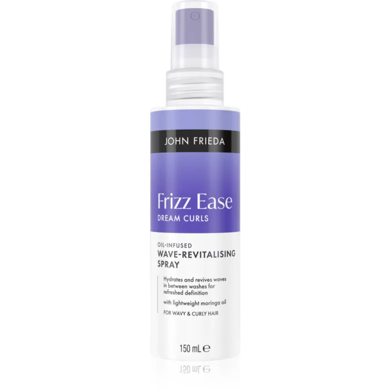John Frieda Frizz Ease Oil-Infused Wave-Revitalising Spray ενυδατικό σπρέι για τα μαλλιά για σπαστά και σγουρά μαλλιά 150 ml