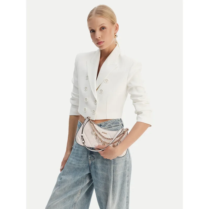 Τσάντα Guess HWGG99 12180 Εκρού