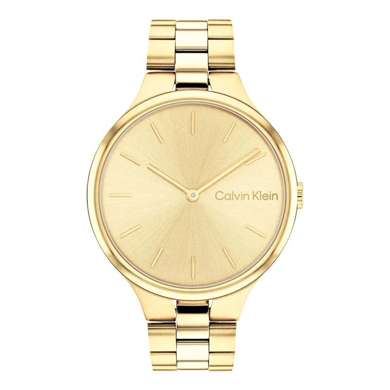 CALVIN KLEIN Linked Χρυσό Steel Bracelet 25200126