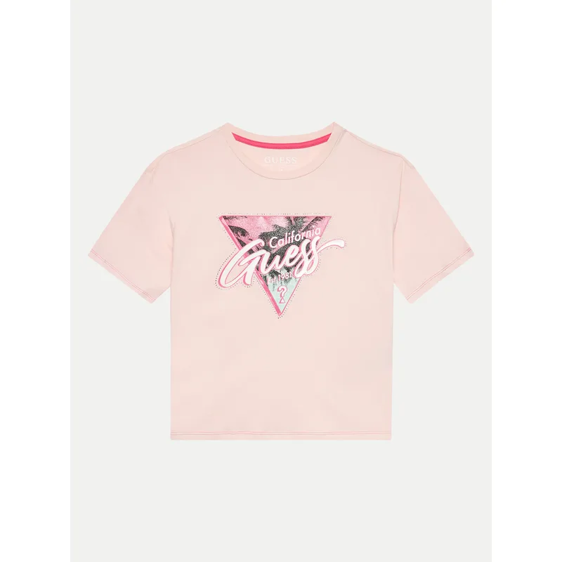 Guess T-Shirt J4GI26 K6YW1 Ροζ Regular Fit
