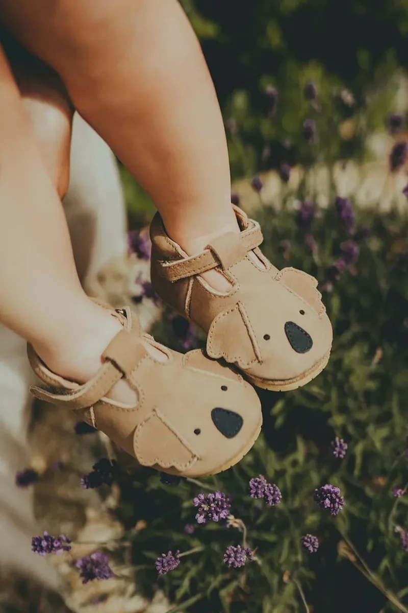 Δερμάτινα βρεφικά παπούτσια Donsje Spark Classic Shoes Koala