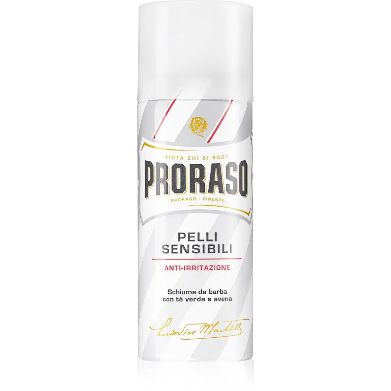 Proraso Sensitive Skin αφρός ξυρίσματος για ευαίσθητη επιδερμίδα 50 ml