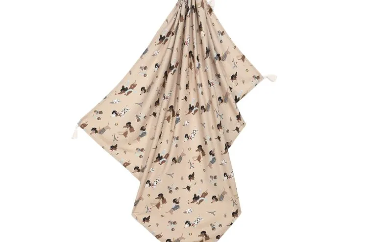 Bamboo Κουβέρτα Swaddle Pierre The Dog