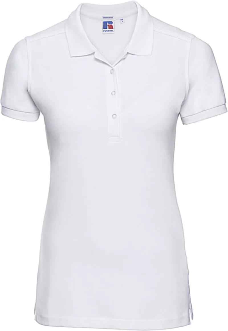 Γυναικείο Μπλουζάκι Polo R-566F-0 Russell Slim Fit Stretch White
