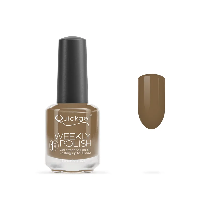 Quickgel No 840 - Hazel Βερνίκι 15 ml - Weekly polish