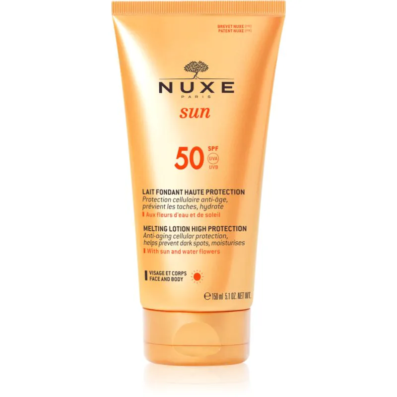 Nuxe Sun Melting Lotion High Protection προστατευτική αντηλιακή λοσιόν SPF 50 150 ml