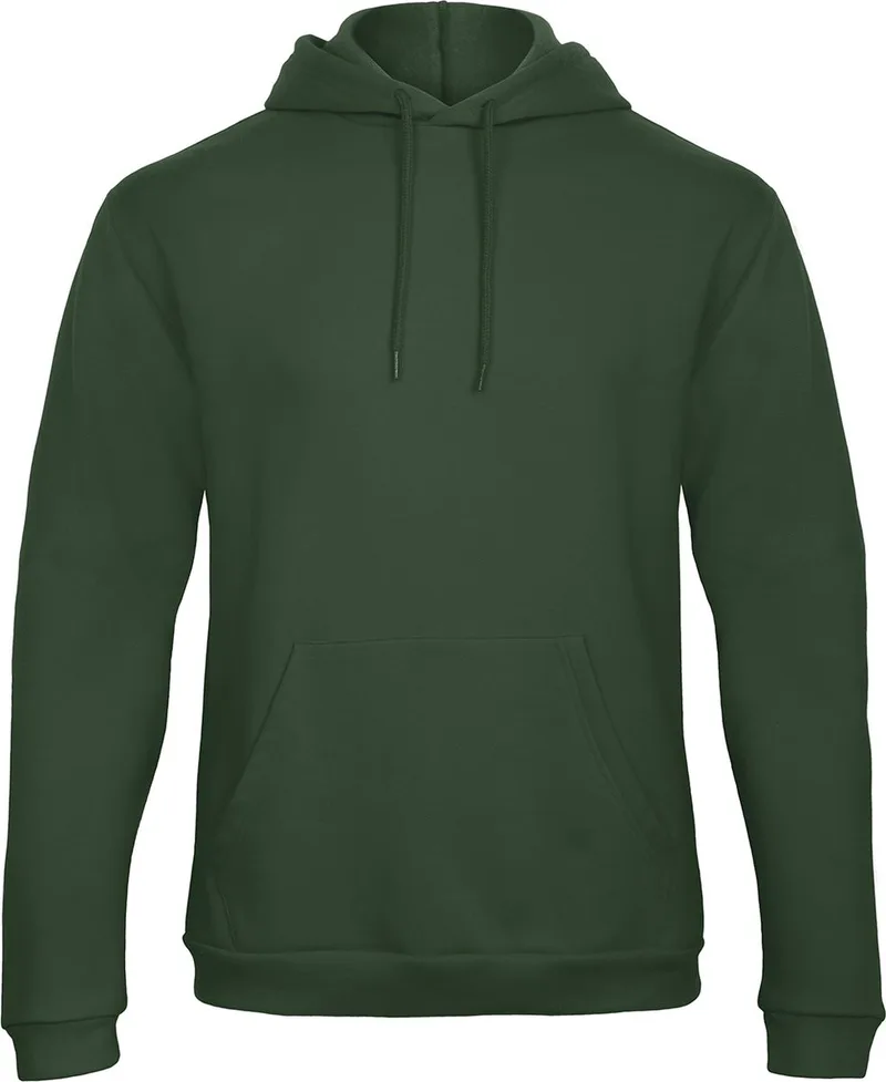 Φούτερ με Κουκούλα Hoodie WUI24 B & C ID.203 Bottle Green