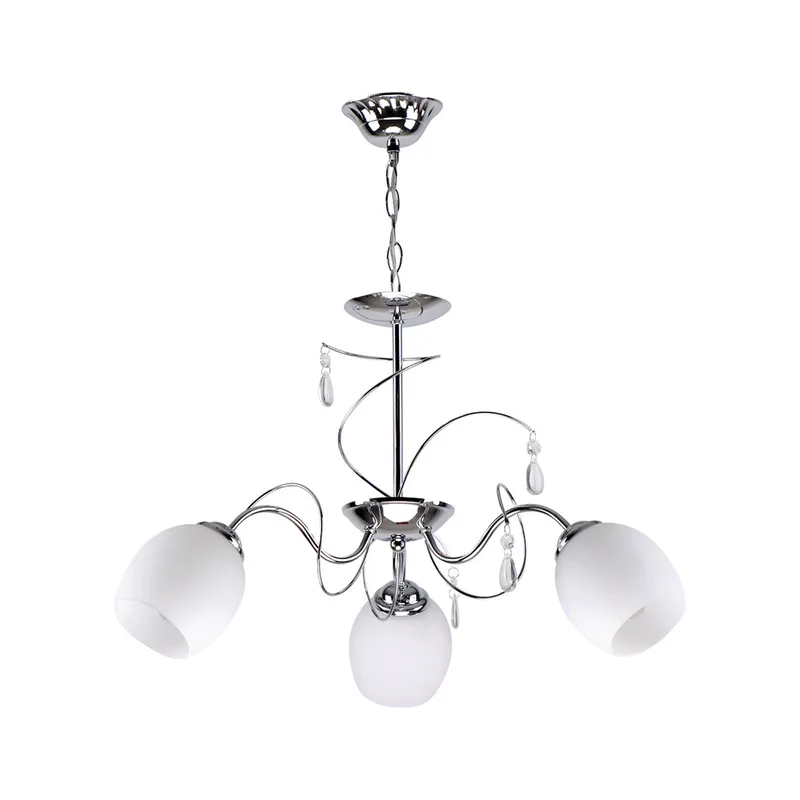 Φωτιστικό Οροφής Τρίφωτο Homelighting Ferrow 77-8083 Chrome