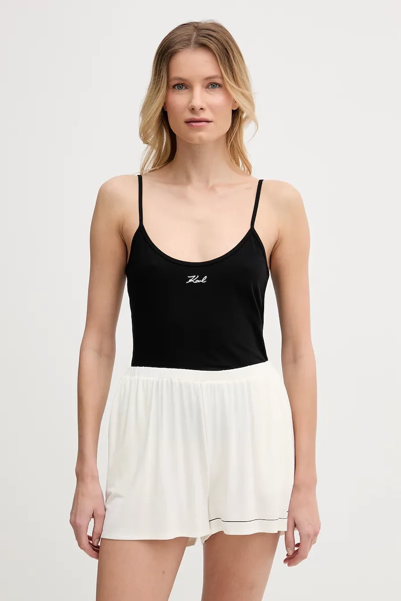 Karl Lagerfeld τοπ γυναικείο βαμβακερό με ελαστάν 2-pack