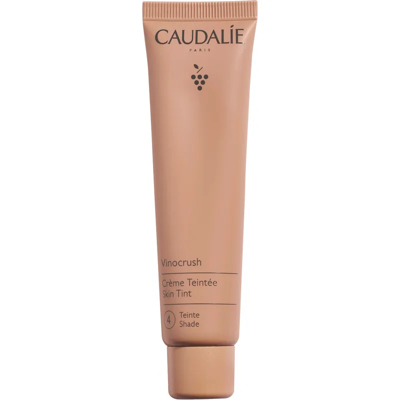 Caudalie Vinocrush Skin Tint Ενυδατική - Καταπραϋντική Κρέμα Ημέρας με Υαλουρονικό Οξύ, Νιασιναμίδη & Φυσικές Χρωστικές 30ml - Shade 4
