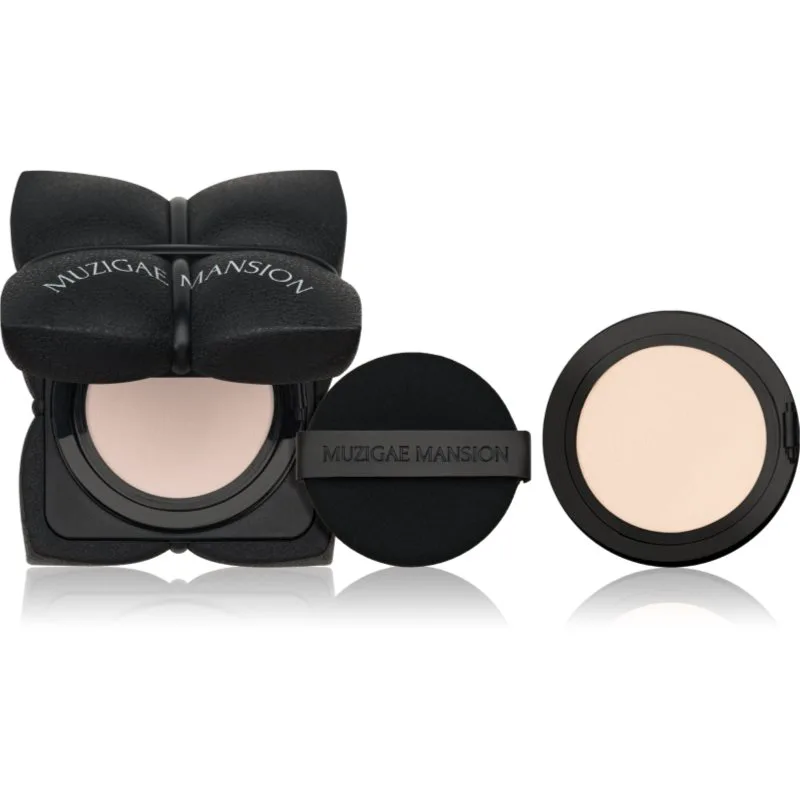 MUZIGAE MANSION Sleek Matt Cushion μακράς διαρκείας μεικ απ σε σφουγγαράκι SPF 50+ + ανταλλακτικό για γέμιισμα απόχρωση N19 2x15 γρ