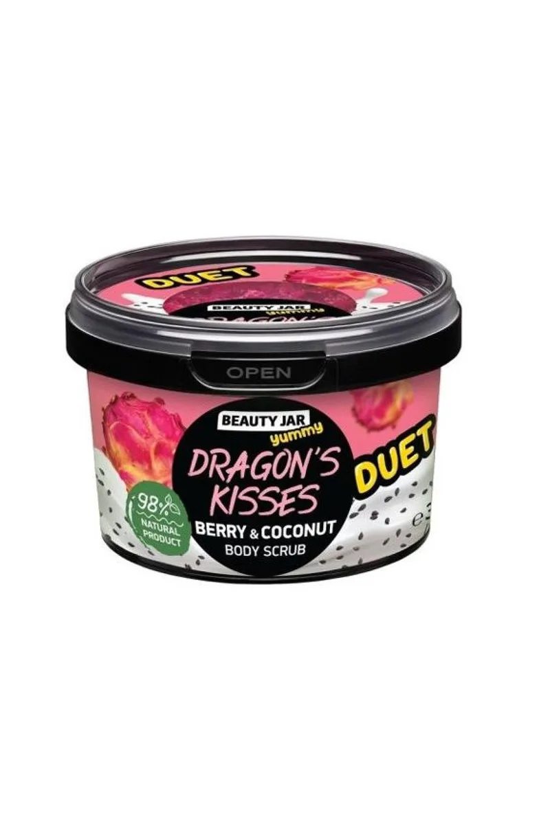 Scrub Σωματος Yummy Dragon'S Kisses 2-Phase Beauty Jar Μονόχρωμο