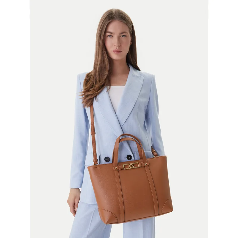 Τσάντα Armani Exchange XW002609 AF15632 U6119 Καφέ