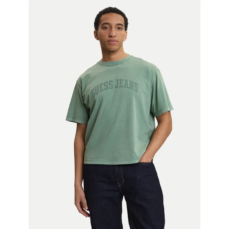 Guess T-Shirt M6GIB6 K8FQ4 Πράσινο Regular Fit