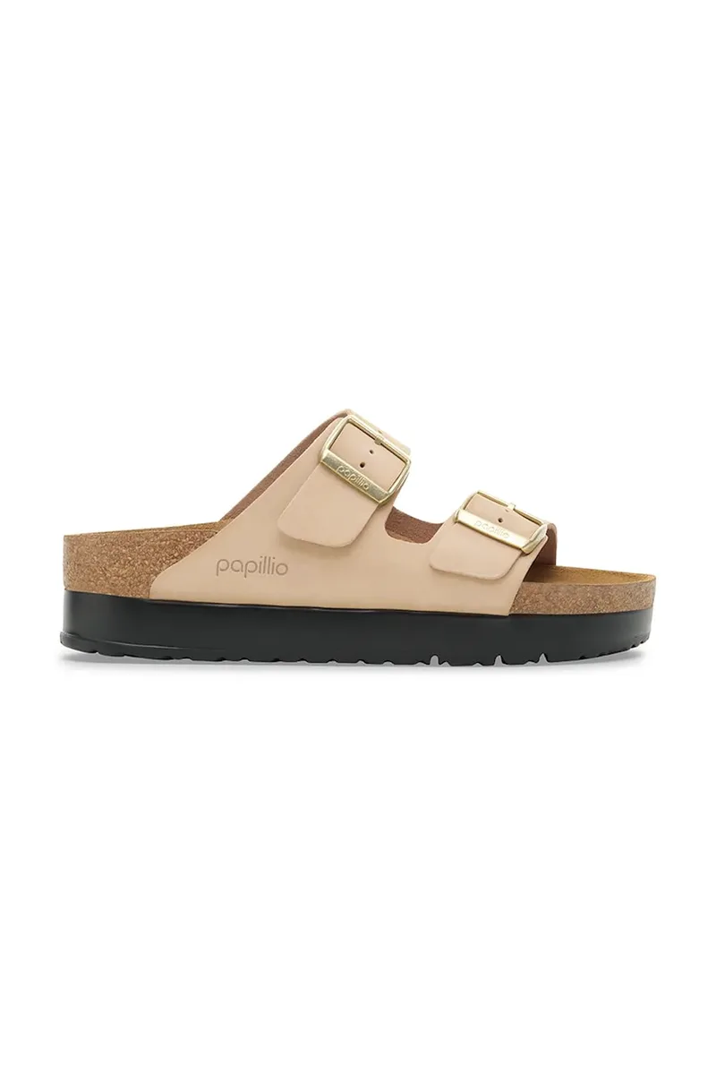 Birkenstock Δερμάτινες παντόφλες Birkenstock Arizona Flex Platform Birkenstock x Papillio