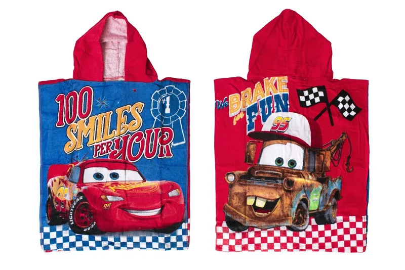 Πόντσο Παραλίας Dimcol Disney Cars 06 Digital Print 50x115