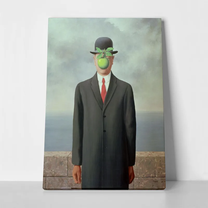 Πινακας σε καμβά MAGRITTE - THE SON OF A MAN