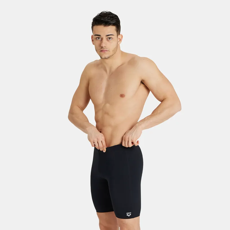 ARENA TEAM SWIM JAMMER SOLID MEN’S TRAINING SWIMSUIT ΜΑΥΡΟ