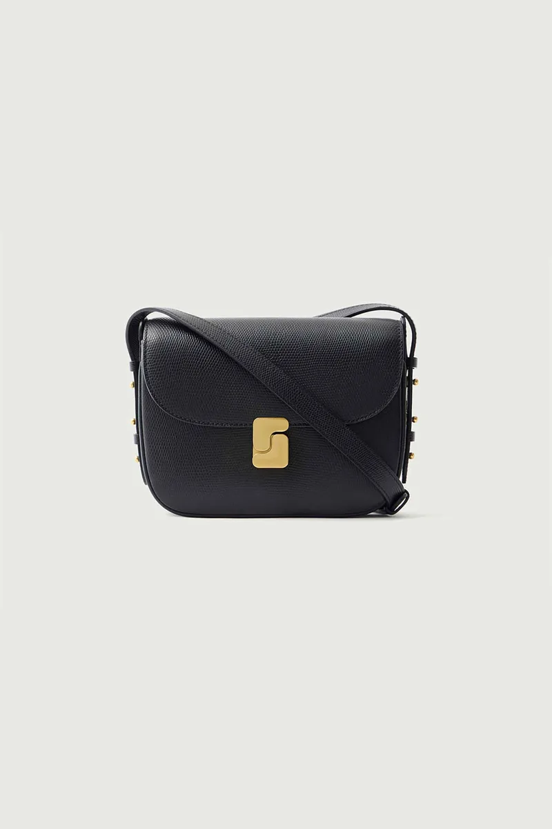 Soeur γυναικεία δερμάτινη τσάντα ώμου/crossbody "Bellissima Mini" - SEM0431BELLIMIN Μαύρο