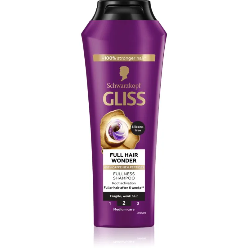 Schwarzkopf Gliss Full Hair Wonder αναγεννητικό σαμπουάν για αδύναμα μαλλιά 250 ml