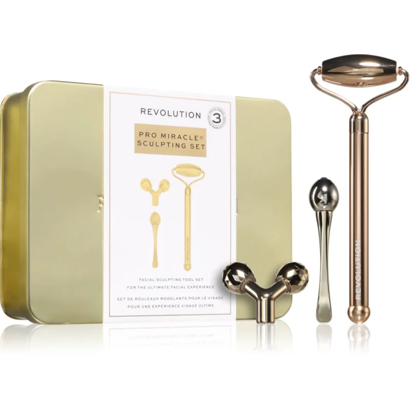 Revolution PRO Sculpting Set σετ αξεσουάρ για μασάζ για το πρόσωπο 3 τμχ