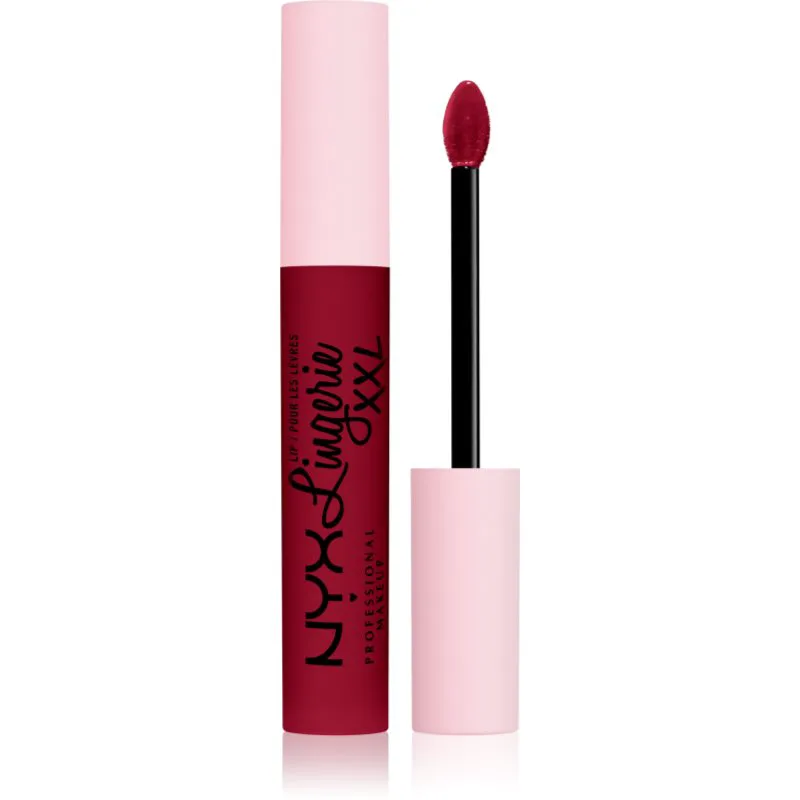 NYX Professional Makeup Lip Lingerie XXL Υγρό ματ κραγιόν απόχρωση 22 - Sizzlin 4 μλ