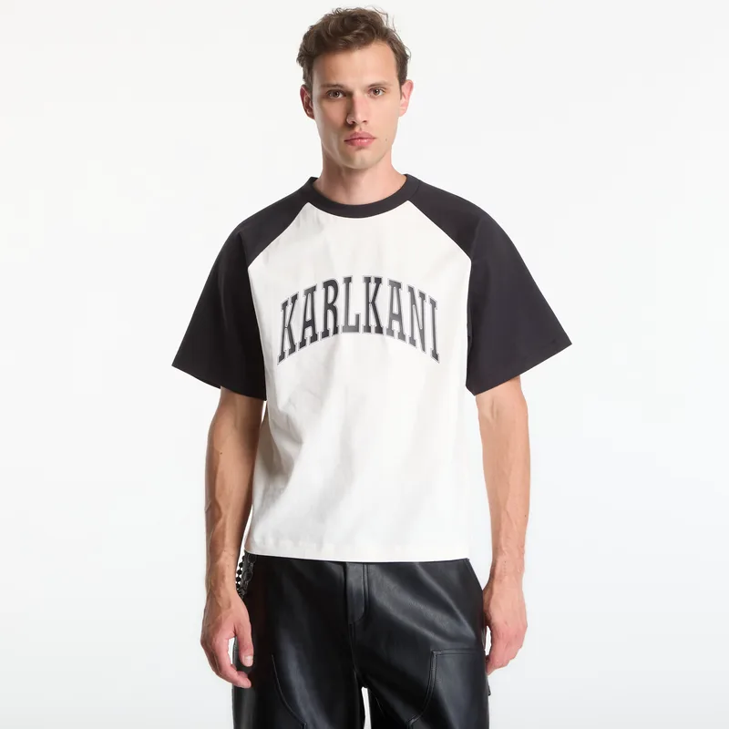 T-shirt Karl Kani Sport College Boxy Raglan T-Shirt White L