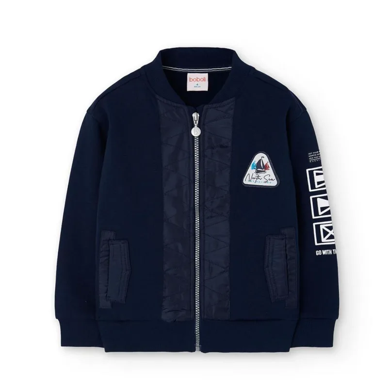 Ζακέτα φούτερ αγόρι Boboli-502120-2440-Navy