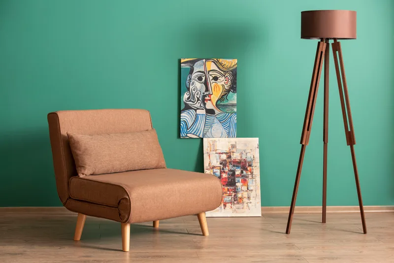 Πολυθρόνα Κρεβάτι Folde Single - Brown 859Ftn2329 (80x42x50)