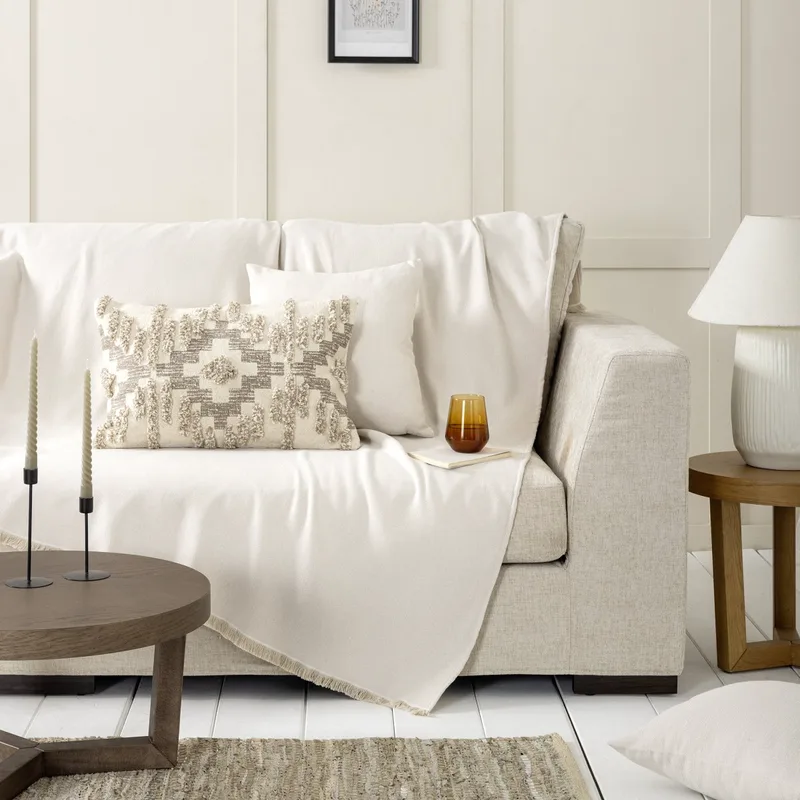 Ριχτάρι Πολυθρόνας (180x180) Nima Living Iris L.Beige