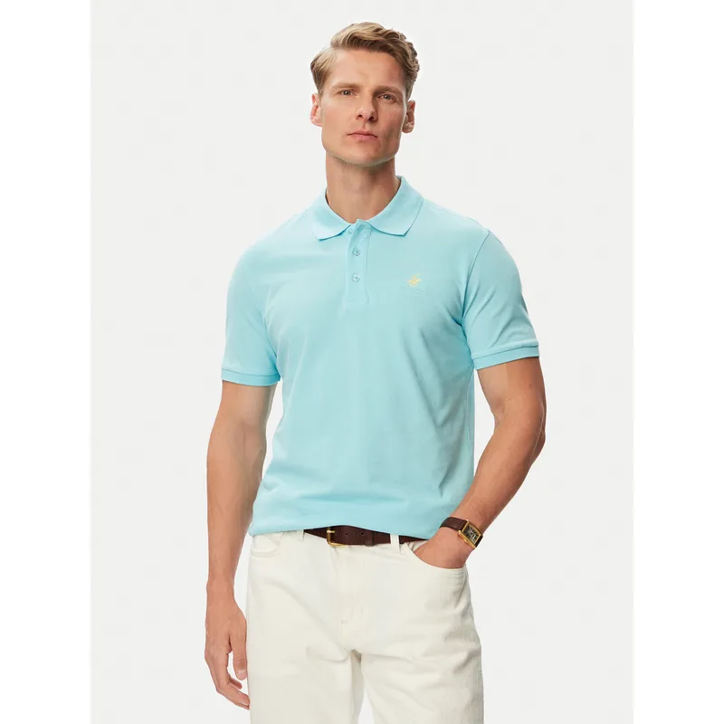 Beverly Hills Polo Club Polo P-SS26M-P42560 Τυρκουάζ Regular Fit