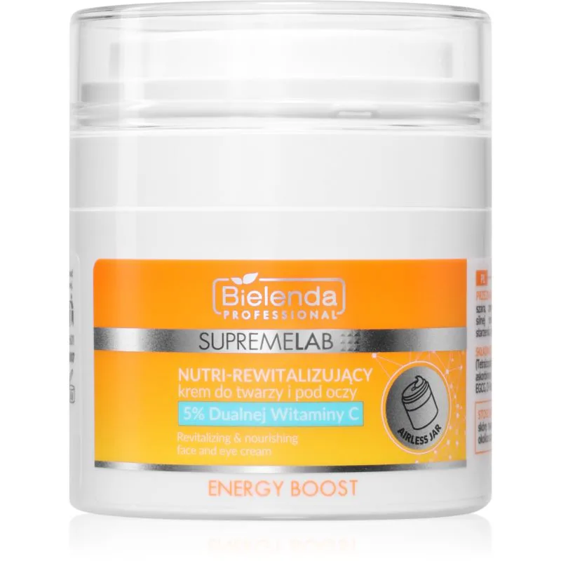 Bielenda Professional Supremelab Energy Boost ενεργοποιητική κρέμα Για πρόσωπο και τη περιοχή των ματιών 40 ml
