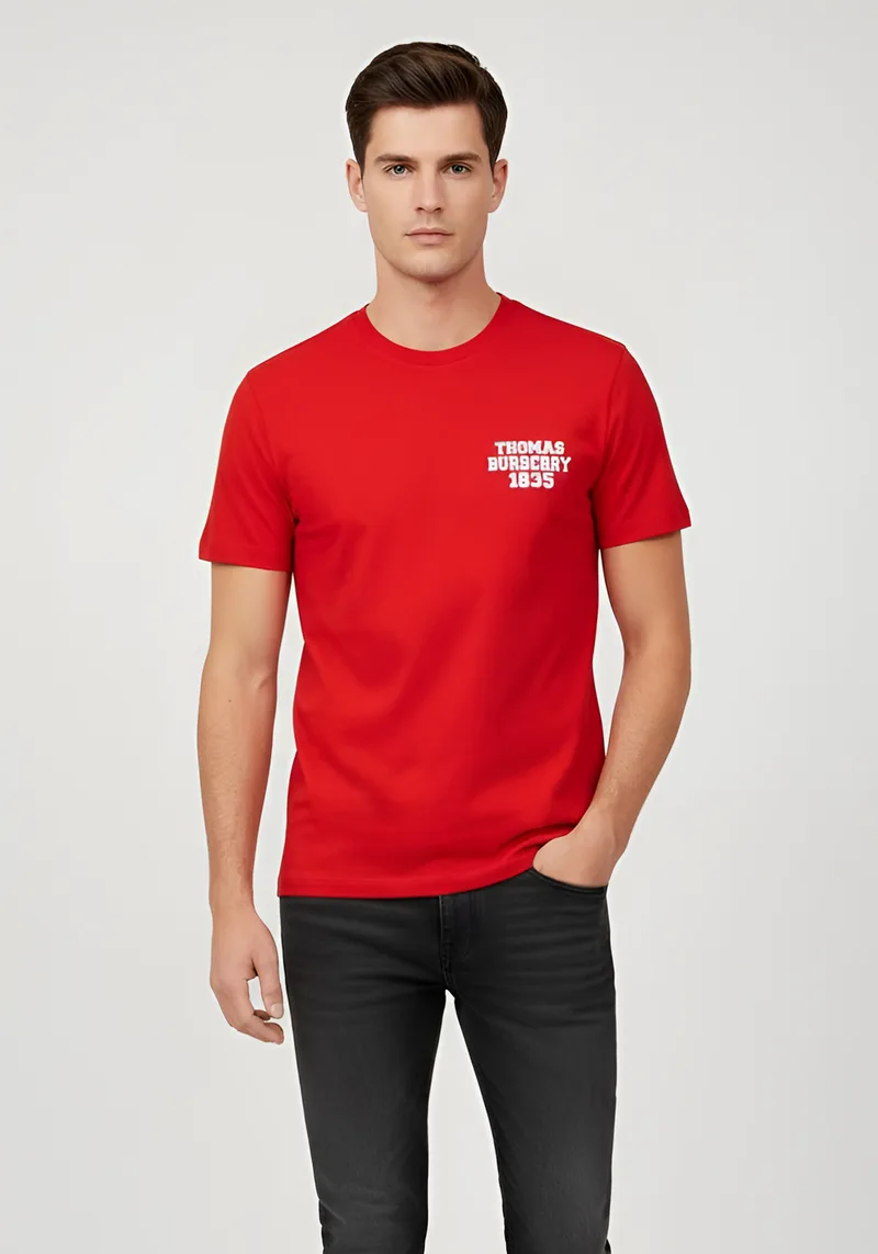 Thomas Burberry Μπλούζα της σειράς Teji - 22608 12759 5024 Red
