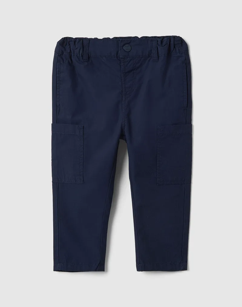 OVS POPELINE TROUSER 2566098-DARK BLUE DarkBlue