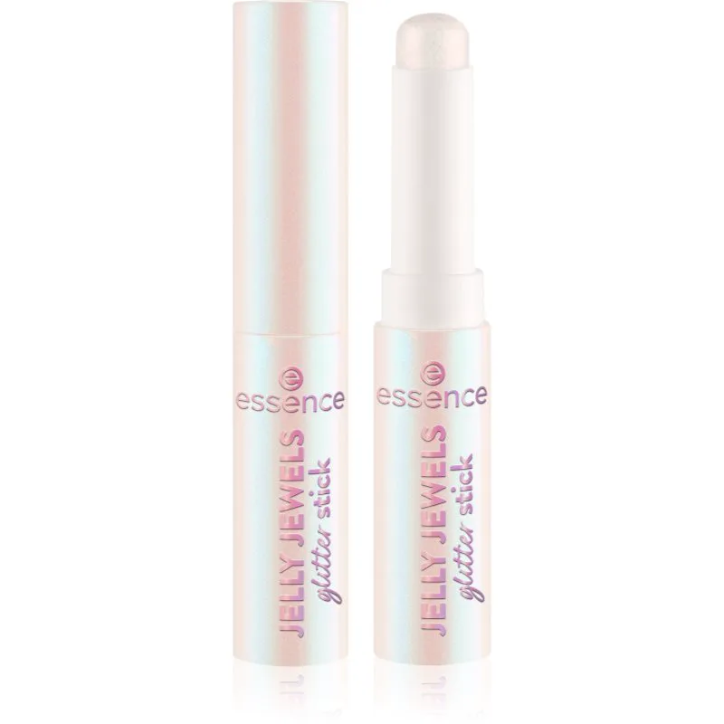 essence JELLY JEWELS λαμπρυντική μπάρα με πολυχρωματικό εφέ απόχρωση 01 Frosted Twinkle 2.5 γρ