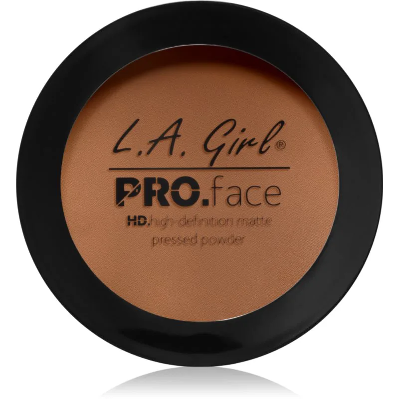 L.A. Girl Cosmetics PRO. Face HD συμπαγής πούδρα με ματ αποτελέσματα απόχρωση True Bronze 7 γρ