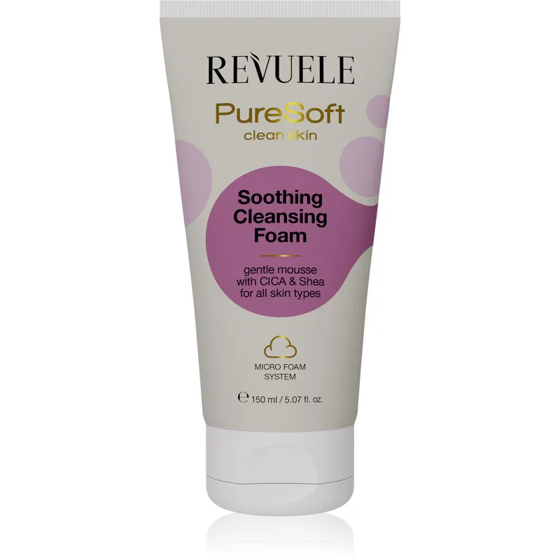 Revuele PureSoft Clean Skin καθαριστικός αφρός προσώπου με καταπραϋντική δράση 150 ml
