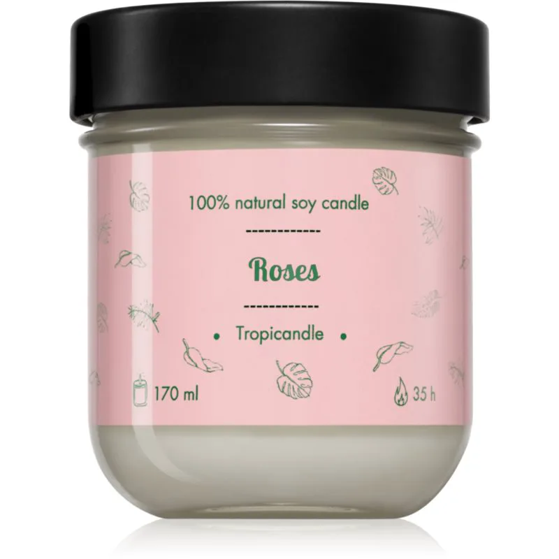 Tropicandle Roses αρωματικό κερί 170 ml