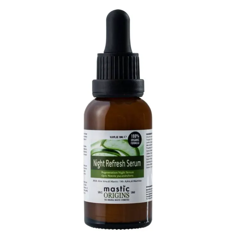 Mastic Origins Night Refresh Serum - Βραδινός ορός ανάπλασης και αναδόμησης 30ml