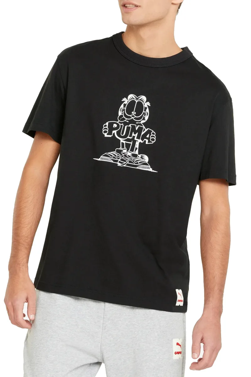 Μπλούζα Κοντομάνικη Puma Garfield Graphic 534433-01 Ανδρικό